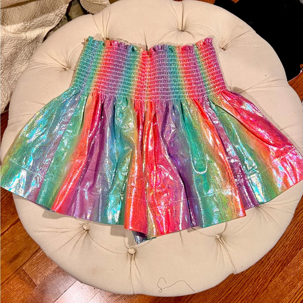 Queen of Sparkles Rainbow Swing Shorts